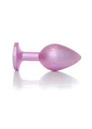 Анальна пробка - Jewellery Pearl Pink Plug Clear M - мініатюра 2