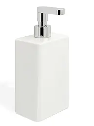Дозатор для рідкого мила Stilhaus Gea настільний хром GE30AP08, Білий