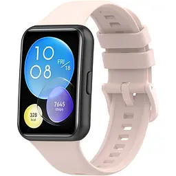Ремінець DK для Huawei Watch Fit 2 Silicone Sport Full Light Classic (pink sand) - мініатюра 2