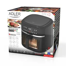 Мультипіч-аерофритюрниця Adler AD 6318 8,0 л - мініатюра 10