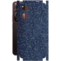 Захисна плівка StatusSKIN для Vivo Y28s Корпус Вініл Соти сині