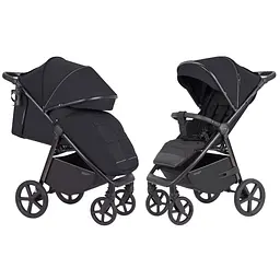 Прогулянкова коляска CARRELLO Bravo CRL-5515 Jet Black 2024 NF/1/ [CD]