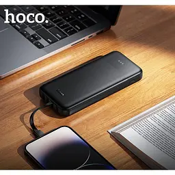 Зовнішній акумулятор Hoco J163 10000mAh 22.5W Black [156978] - мініатюра 6