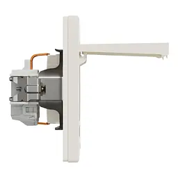 Розетка Schneider Electric ASFORA з кришкою, крем (EPH3100123) - мініатюра 3