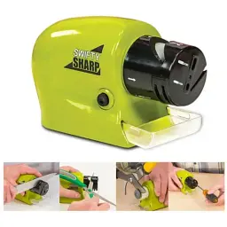 Точилка Sharp Swifty WJ24 для ножів і ножиць електрична Green (do060) - мініатюра 4