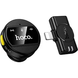 Мікрофонна радіосистема Hoco L21 Charm Lightning Black [158611]
