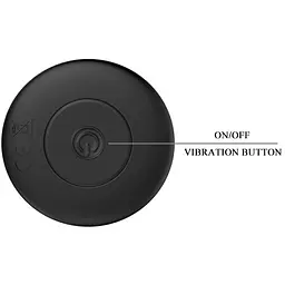 Анальна пробка з вібрацією LyBaile Mr.Play Vibrating Butt Plug Black, 12.8х3.1 см, чорний - мініатюра 4