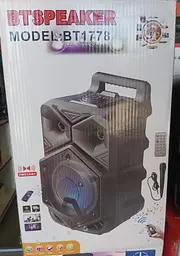 Портативна Bluetooth колонка валіза BT-1778 (Чорна) - мініатюра 5