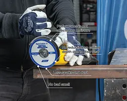 Диск алмазний Specialist+ Metal по металу 125x1.4x22 мм (11/2-VD125R) - мініатюра 6
