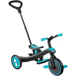 Велосипед триколісний Globber Explorer Trike 4 в 1 бірюзовий (632-105-3) - мініатюра 2