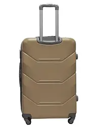 Валіза велика L ABS-пластик Milano bag 147M 76×51×31см 115л Золотий - мініатюра 3