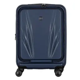 Wenger Валіза Wenger Skyon Hardside Carry-On, мала, з відсіком для н/б 16", полікарбонат, TSA, 4 колеса, розширення, USB, синій - мініатюра 3