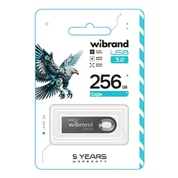 USB флеш накопичувач Wibrand 256GB Eagle Grey USB 3.2 Gen 1 (USB 3.0) (WI3.2/EA256U10G) - мініатюра 3