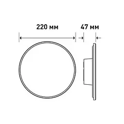 Фасадний світлодіодний світильник MAXUS MWL 15W 3CCT IP65 WH Circle - мініатюра 5