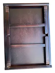 Складаний кавовий столик для сніданку в ліжко темний 42×28×17 см №6. - мініатюра 8