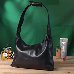 Сумка на плече Shvigel 22828 29.5х21х9 см Чорна - мініатюра 9