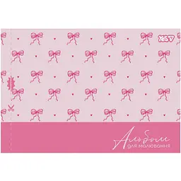 Альбом для малювання Yes Pink bow А4 28 аркушів з перфорацією 4 шт. (130654) - мініатюра 4