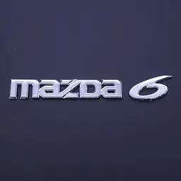 Емблема напис Mazda 6 скотч 3М 155 x 17 мм Польща