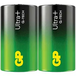Батарейка GP LR20 2шт Ultra Plus Alkaline 1,5V лужна
