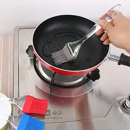 Пензлик кондитерський силіконовий для випічки маленький 17 см, Kitchen Master Сірий 86503 - мініатюра 2