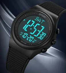 Наручний годинник чоловічий Skmei Aston Sport Black (2940) - мініатюра 6