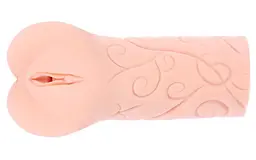 Мастурбатор-вагіна двошаровий Kokos Tattoo Double Layer - мініатюра 3