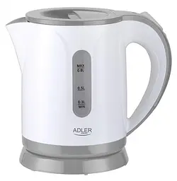 Электрочайник Adler AD-1372 0,6л белый