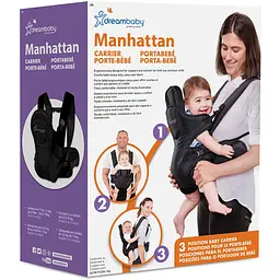 Рюкзак-переноска DreamBaby Manhattan, чорний (G296) - мініатюра 8
