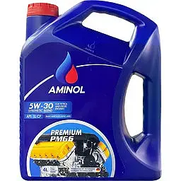 Автомобільна моторна олива Aminol Premium PMG6 5W30 4л - мініатюра 2