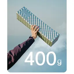 Килимок туристичний складаний одномісний IXPE Naturehike CNK2450WS044 з алюмінієвою плівкою, 195x60x1.8 см, синій - мініатюра 4