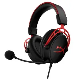 Наушники HyperX Cloud Alpha, Black/Red, 3.5 мм, микрофон с шумопоглощением, динамики 50 мм, встроенный регулятор громкости (4P5L1AM)