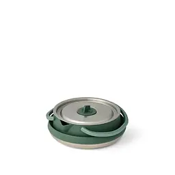 Чайник Sea To Summit Detour Stainless Steel Collapsible Kettle w/Sack 1.6 L Laurel Wreath Green (1033-STS ACK026011-392002) - мініатюра 2