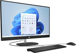 Моноблок HP 27 All-in-One 27-cr0036ua FHD IPS/Ryzen 5 7520U/16GB/1TB/UMA/DOS/Jet Black (D3SB4EA) - мініатюра 3