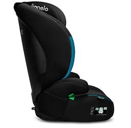 Автокрісло Lionelo Lars I-Size Green Turquoise, 15-36 кг, чорне з бірюзовим (LO-LARS I-SIZE GREEN TURQUOISE) - мініатюра 2