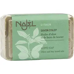 Алеппское мыло Najel Aleppo Soap Lemon с эфирным маслом лимона 100 г