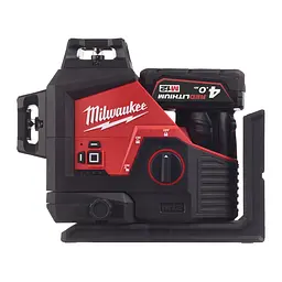 Нівелір лазерний 3D акумуляторний MILWAUKEE, M12 3PL-401C (360 градусів, зелений промінь) (зарядний пристрій С12 С, 1 акумулятор - мініатюра 4