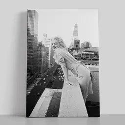Інтер'єрна картина Мерилін Монро, Marilyn Monroe, культове фото, 60×40 см (id5797)