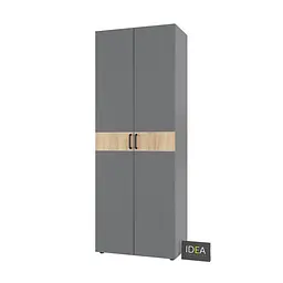 Шафа для одягу з однією штангою С-8.4 Антрацит/Асфальт Idea - мініатюра 3