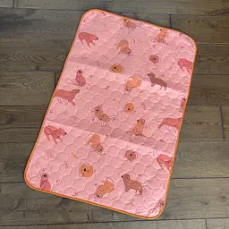 Багаторазова пелюшка для дітей Pelushka Funny Dogs Pink, 60х90 см