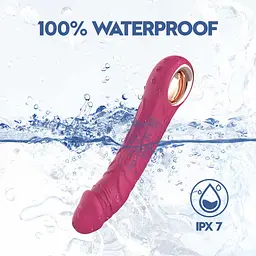 Вібратор Lovesecret Premium G-Spot 22 см (рожевий) - мініатюра 4