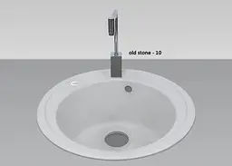 Кухонна мийка Adamant Sun Ø510x200 old stone 2006270043332, Сірий - мініатюра 2