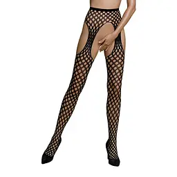 Еротичні колготки-бодістокінг Passion ECO S003 black
