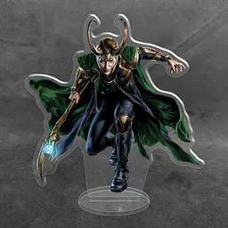 Акрилова колекційна фігурка Marvel Локі 15 cм - мініатюра 2