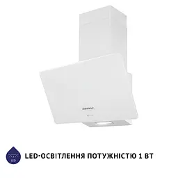 Витяжка Minola HDN 6224 WH 700 LED (похила) - мініатюра 3