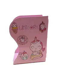 Підставка-тримач для книг "Unicorn" 666-770-S J.Otten металева 13 х17см (6908543217715) Рожевий