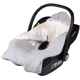 Ковдра для люльки Lionelo Travel Swaddle Blanket grey ballon (LO-TRAVEL SWADDLE BLANKET GREY BALLOON) - мініатюра 2