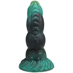Фалоімітатор Doc Johnson Vac-U-Lock Green Serpent - мініатюра 3