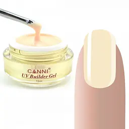 Конструюючий гель Canni 312 Beige 15 мл - мініатюра 2