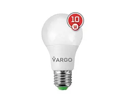 Лампа світлодіодна VARGO 10W E27 4000K A60 220V (V-110505) - мініатюра 2