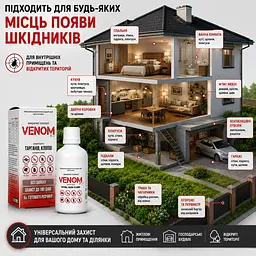 Venom k.s. концентрат від клопів, тарганів та інших комах - мініатюра 10